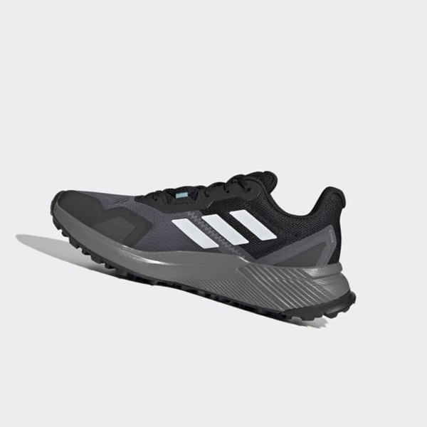 Zapatillas Trail Running Adidas Terrex Soulstride Mujer Chile Negras - VLZMRN834