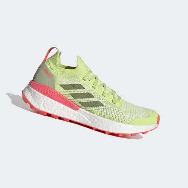 Zapatillas Trail Running Adidas Terrex Two Ultra Mujer Chile Verde - IEVAQZ296