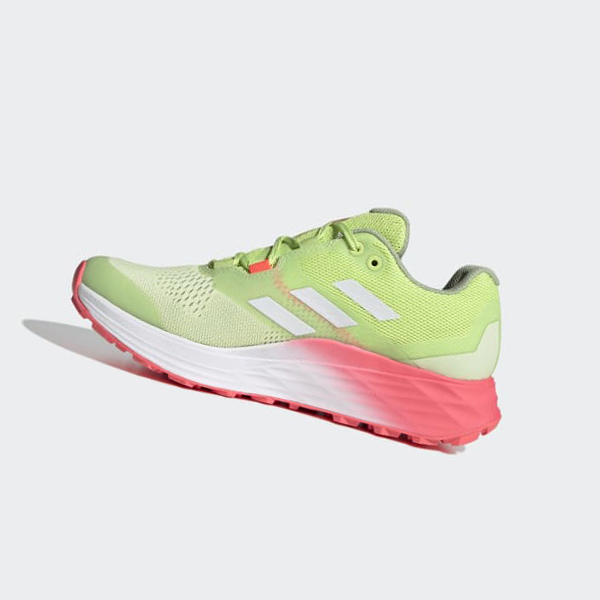 Zapatillas Trail Running Adidas Terrex Two Flow Mujer Chile Verde - INXMHJ791