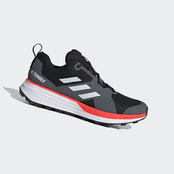 Zapatillas Trail Running Adidas Terrex Two Hombre Chile Negras - NGIDSB638