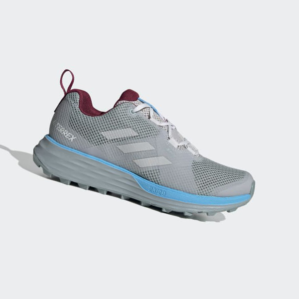 Zapatillas Trail Running Adidas Terrex Two GORE-TEX Mujer Chile Gris - NLFZIU903