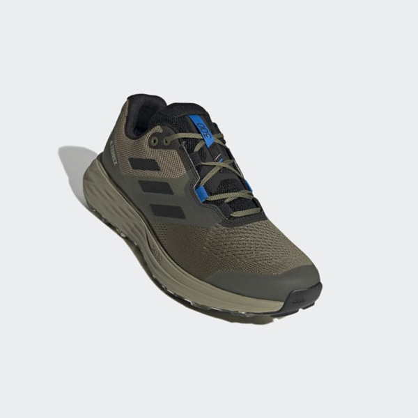 Zapatillas Trail Running Adidas Terrex Two Flow Hombre Chile Verde - WLZYBP691