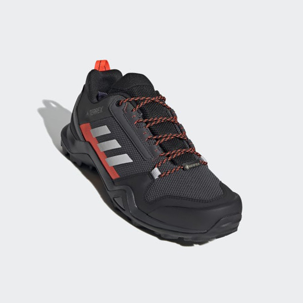 Zapatillas Trekking Adidas Terrex AX3 GORE-TEX Hombre Chile Gris - RWTEGS860