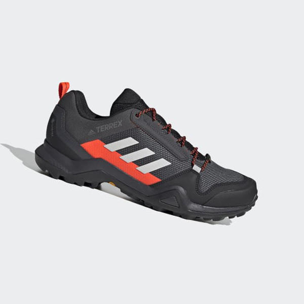 Zapatillas Trekking Adidas Terrex AX3 GORE-TEX Hombre Chile Gris - RWTEGS860