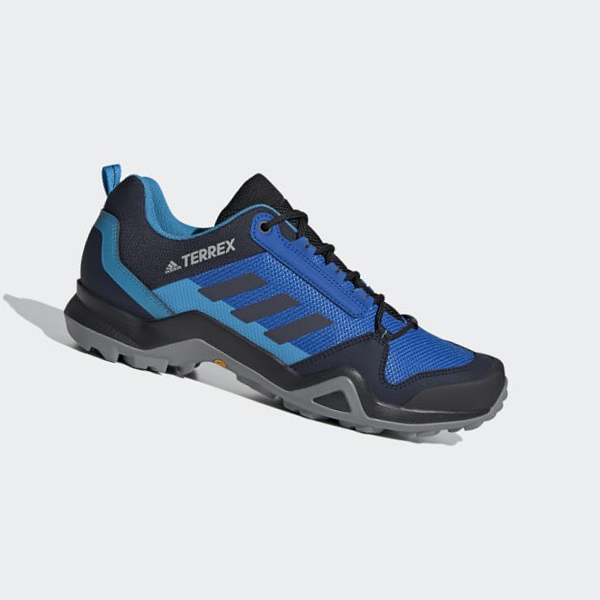 Zapatillas Trekking Adidas Terrex AX3 Hombre Chile Azules - PTLBCR251