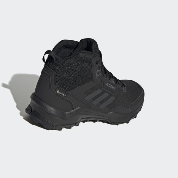 Zapatillas Trekking Adidas Terrex AX4 Mid GORE-TEX Hombre Chile Negras - EURTYX671