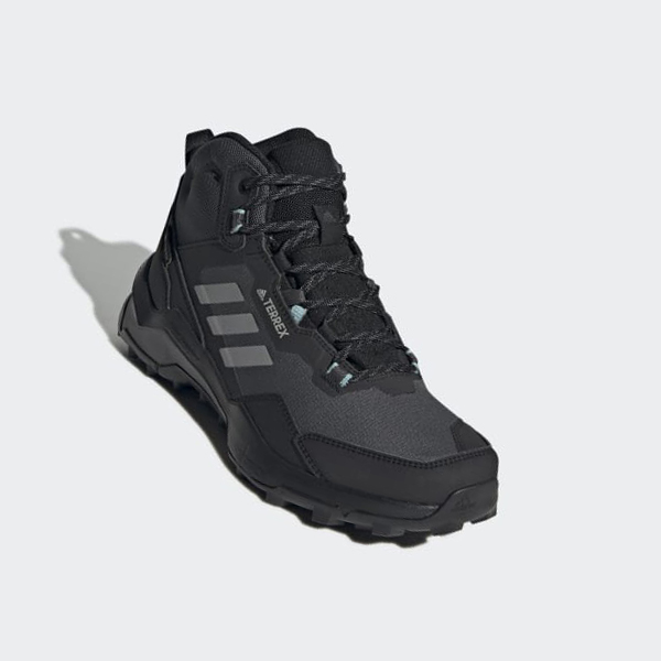 Zapatillas Trekking Adidas Terrex AX4 Mid GORE-TEX Mujer Chile Negras - FXWJQY796