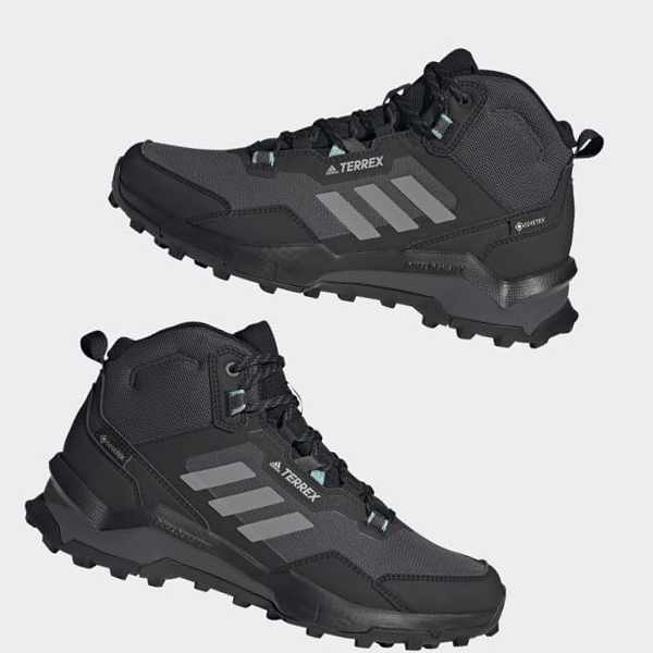 Zapatillas Trekking Adidas Terrex AX4 Mid GORE-TEX Mujer Chile Negras - FXWJQY796