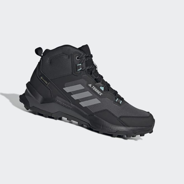 Zapatillas Trekking Adidas Terrex AX4 Mid GORE-TEX Mujer Chile Negras - FXWJQY796