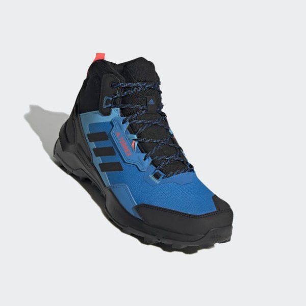 Zapatillas Trekking Adidas Terrex AX4 Mid GORE-TEX Hombre Chile Azules - LZYOQV427