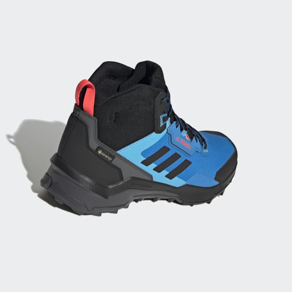 Zapatillas Trekking Adidas Terrex AX4 Mid GORE-TEX Hombre Chile Azules - LZYOQV427