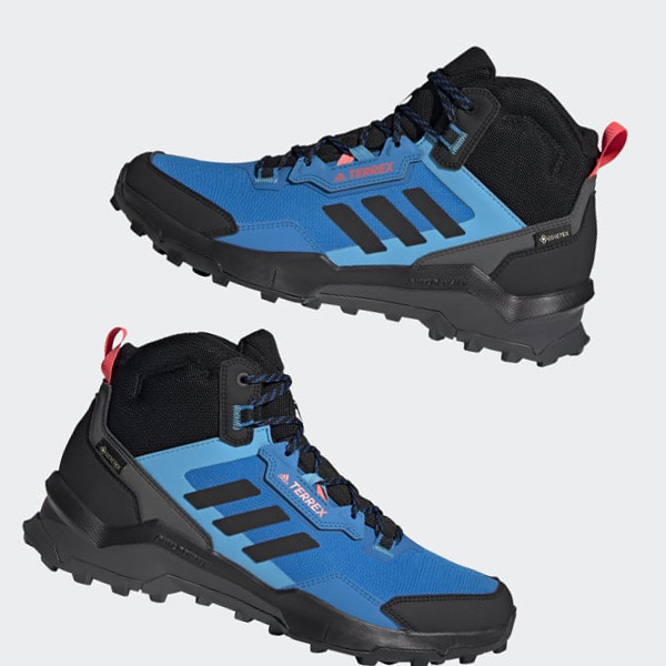 Zapatillas Trekking Adidas Terrex AX4 Mid GORE-TEX Hombre Chile Azules - LZYOQV427