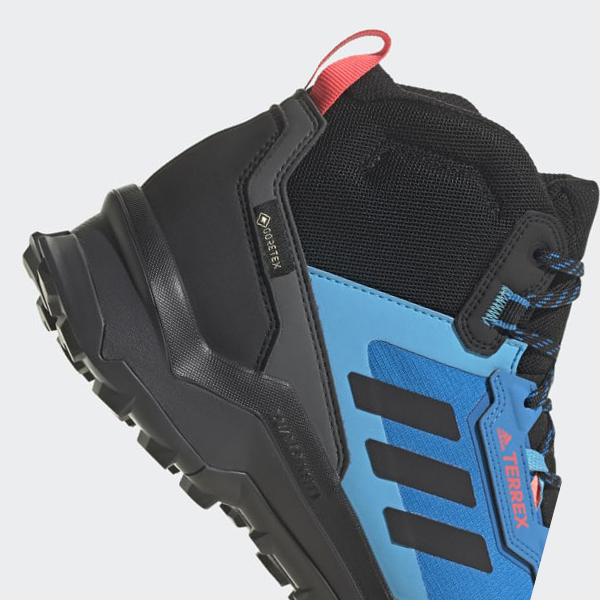 Zapatillas Trekking Adidas Terrex AX4 Mid GORE-TEX Hombre Chile Azules - LZYOQV427