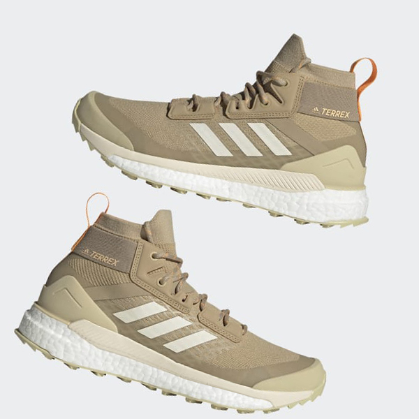 Zapatillas Trekking Adidas Terrex Free Hiker Primeblue Mujer Chile Beige - EFAODJ482