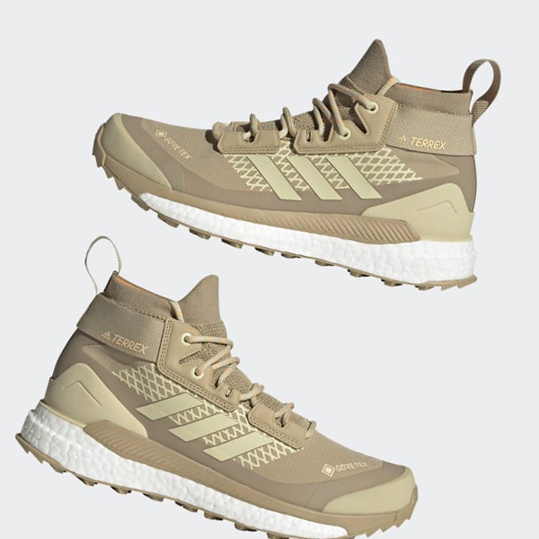 Zapatillas Trekking Adidas Terrex Free Hiker Gore-Tex Mujer Chile Beige - UYCTLJ381