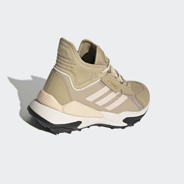 Zapatillas Trekking Adidas Terrex Hyperblue Mid RAIN.RDY Mujer Chile Beige - XRCNZT465