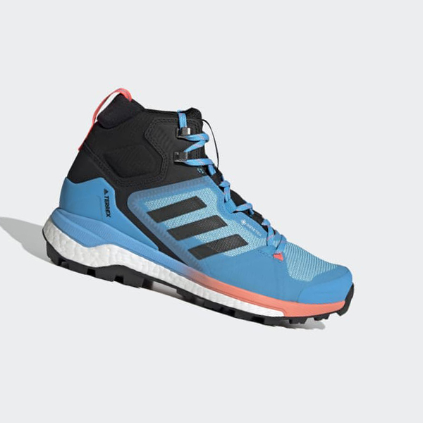 Zapatillas Trekking Adidas Terrex Skychaser 2 Mid GORE-TEX Mujer Chile Azules - BZGHDC713