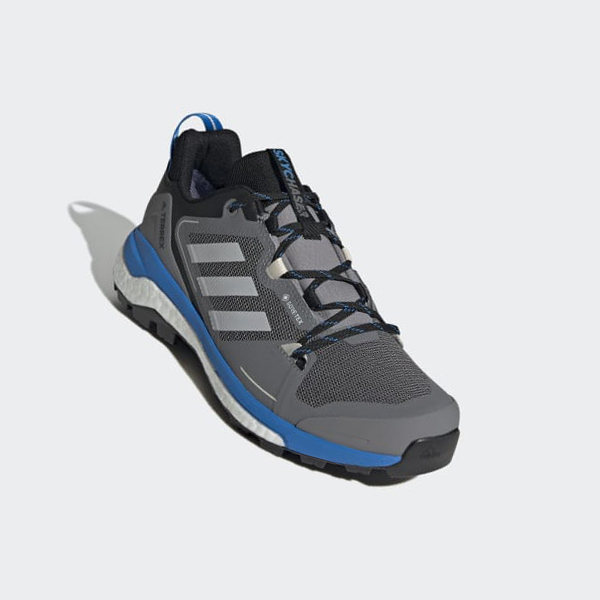 Zapatillas Trekking Adidas Terrex Skychaser GORE-TEX 2.0 Hombre Chile Gris - DWBFIP148