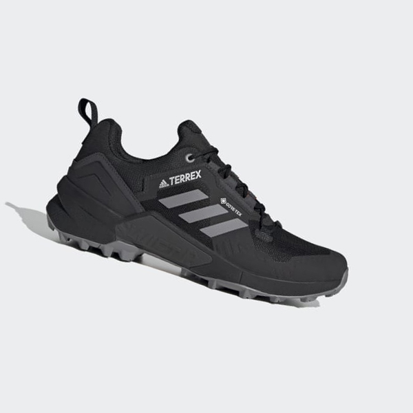 Zapatillas Trekking Adidas Terrex Swift R3 GORE-TEX Mujer Chile Negras - ABEHON014