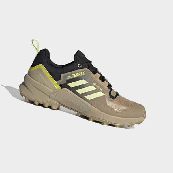 Zapatillas Trekking Adidas Terrex Swift R3 GORE-TEX Hombre Chile Beige - JKWTFO418