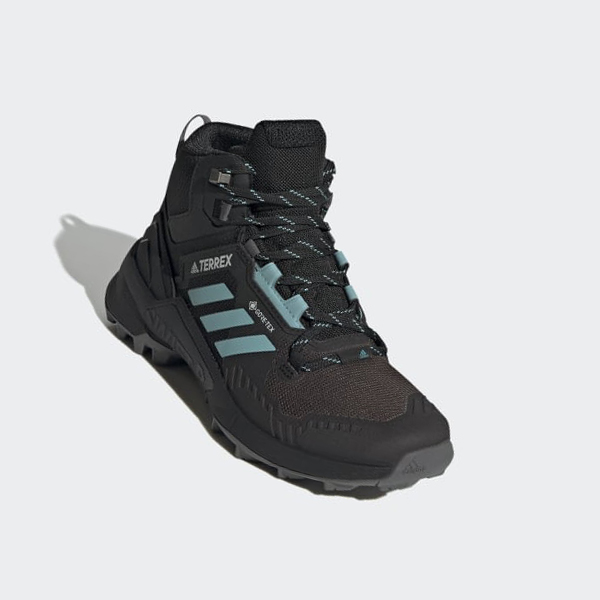 Zapatillas Trekking Adidas Terrex Swift R3 Mid GORE-TEX Mujer Chile Negras - LOJTNM680