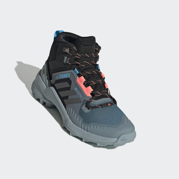 Zapatillas Trekking Adidas Terrex Swift R3 Mid GORE-TEX Mujer Chile Negras - NPLQGX649