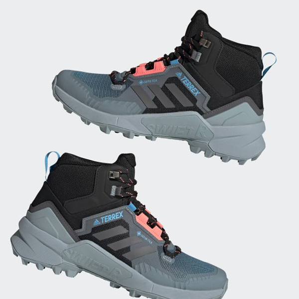 Zapatillas Trekking Adidas Terrex Swift R3 Mid GORE-TEX Mujer Chile Negras - NPLQGX649