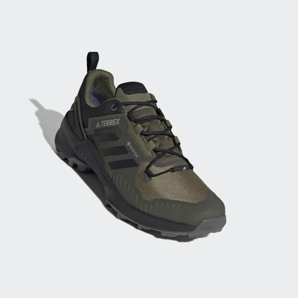 Zapatillas Trekking Adidas Terrex Swift R3 GORE-TEX Mujer Chile Verde - OUFMQH056