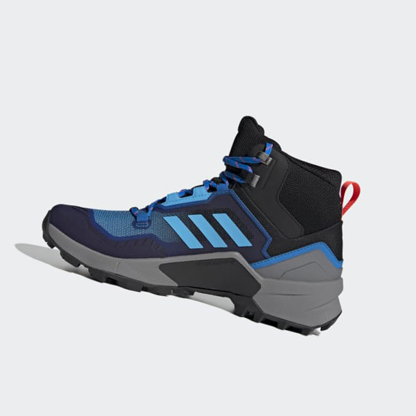 Zapatillas Trekking Adidas Terrex Swift R3 Mid GORE-TEX Hombre Chile Azules - PKZQAU627