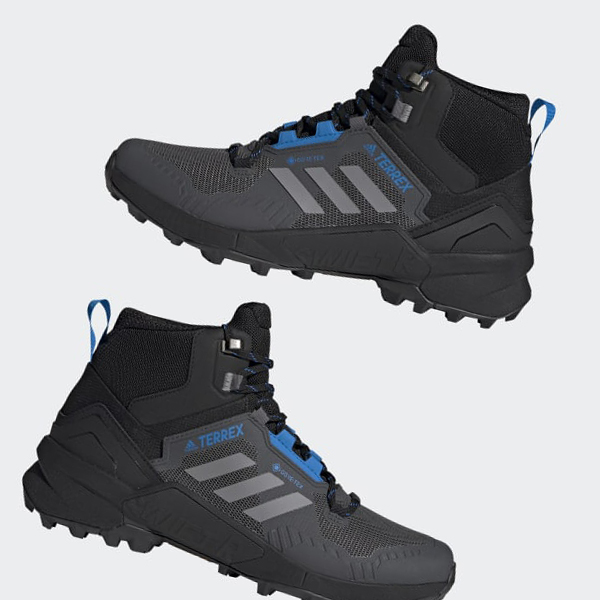 Zapatillas Trekking Adidas Terrex Swift R3 Mid GORE-TEX Hombre Chile Negras - WZFYNU341