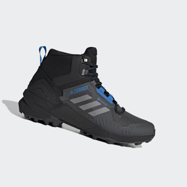 Zapatillas Trekking Adidas Terrex Swift R3 Mid GORE-TEX Hombre Chile Negras - WZFYNU341