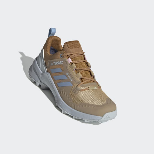 Zapatillas Trekking Adidas Terrex Swift R3 GORE-TEX Mujer Chile Beige - YCVQTG720