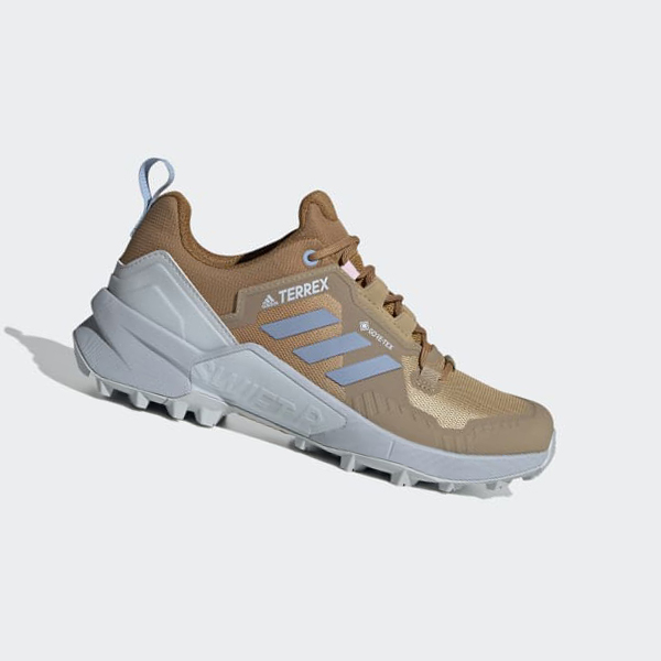 Zapatillas Trekking Adidas Terrex Swift R3 GORE-TEX Mujer Chile Beige - YCVQTG720