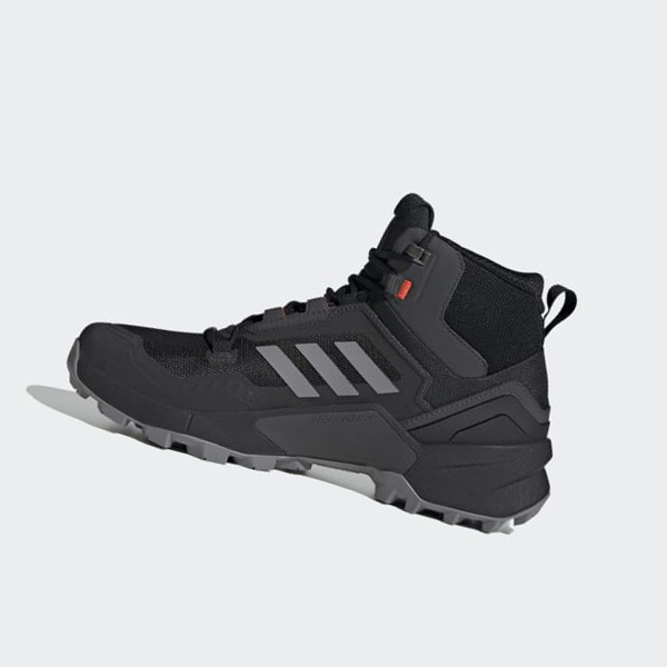 Zapatillas Trekking Adidas Terrex Swift R3 Mid GORE-TEX Hombre Chile Negras - ZVHXIL719