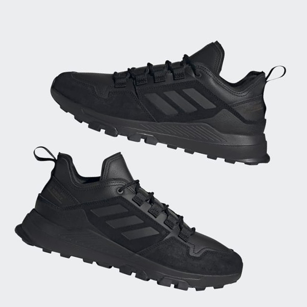 Zapatillas Trekking Adidas Terrex Urban Low Cuero Hombre Chile Negras - KTONAY493