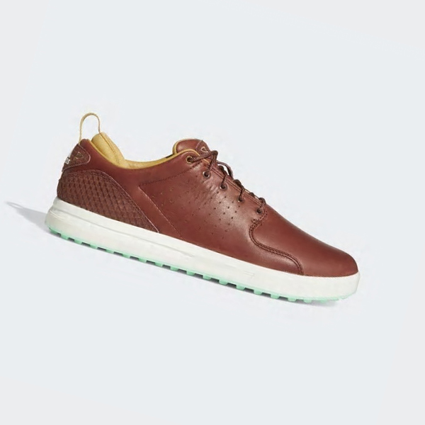 Zapatos Golf Adidas Flopshot Spikeless Hombre Chile Marrones - BIYELZ824