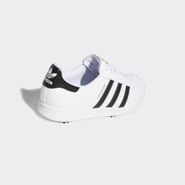 Zapatos Golf Adidas Golf Superstar Spiked Hombre Chile Blancas - URKYDL876