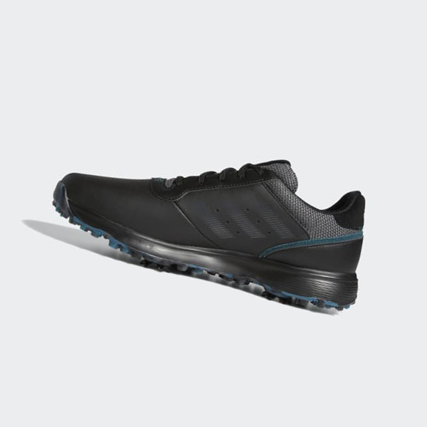 Zapatos Golf Adidas S2G Hombre Chile Negras - PRVQMO918