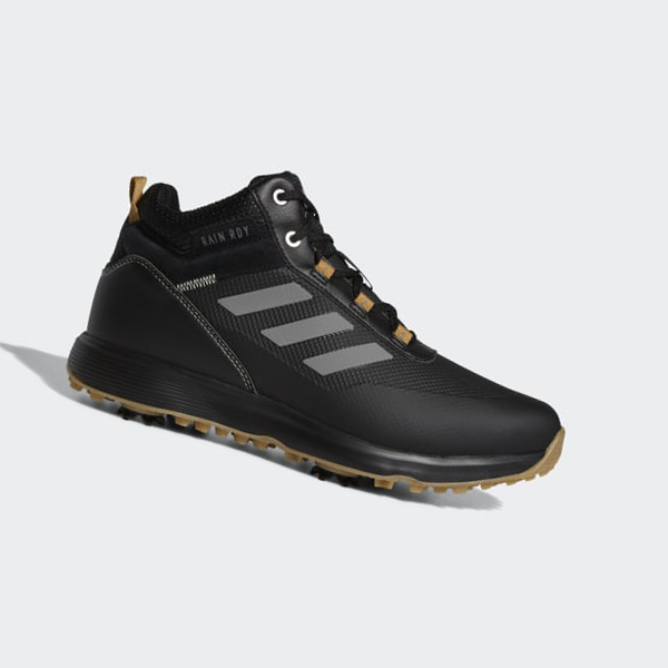 Zapatos Golf Adidas S2G Recycled Polyester Mid-Cut Hombre Chile Negras - ERSJWV704