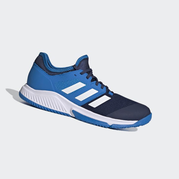 Zapatos Inside Adidas Court Team Bounce Hombre Chile Azules - CGOYSU926