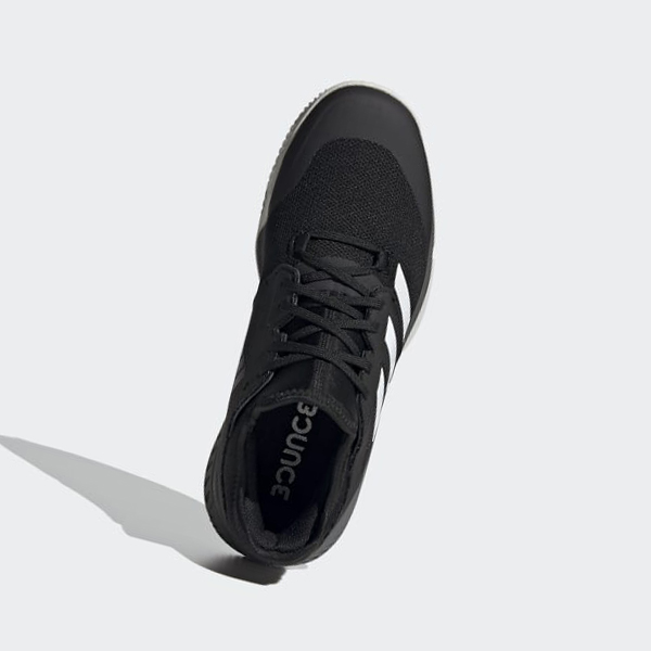 Zapatos Inside Adidas Court Team Bounce Hombre Chile Negras - LTRGIU345