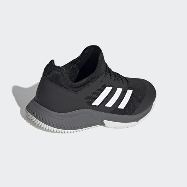 Zapatos Inside Adidas Court Team Bounce Hombre Chile Negras - LTRGIU345