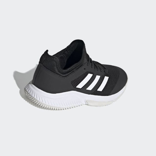 Zapatos Inside Adidas Court Team Bounce Mujer Chile Negras - UGOXSK157