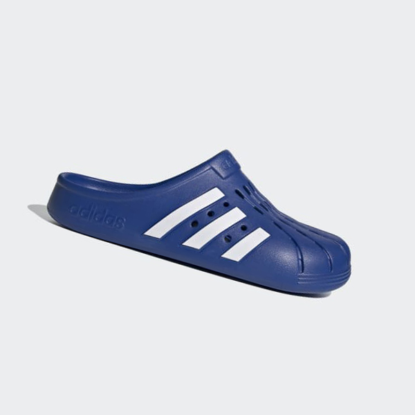 Zuecos Adidas Adilette Clogs Hombre Chile Azules - ANOZBF931