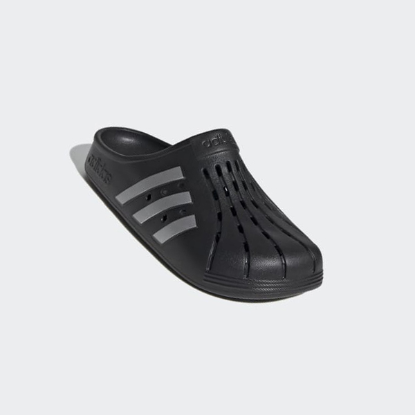 Zuecos Adidas Adilette Clogs Hombre Chile Negras - RYGAVC084