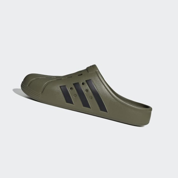 Zuecos Adidas Adilette Clogs Hombre Chile Verde - MOZYAG482