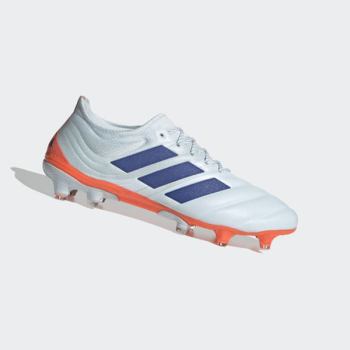 Botas De Futbol Adidas Copa 20.1 Firm Ground Mujer Chile Azules - KTNRGA253