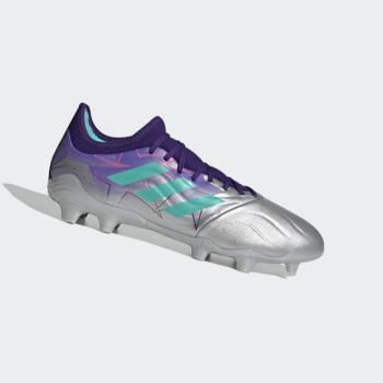 Botas De Futbol Adidas Copa Sense.3 Firm Ground Mujer Chile Plateadas - IEJFLR620