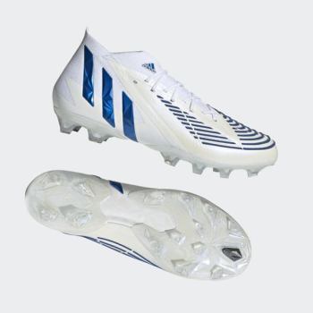 Botas De Futbol Adidas Predator Edge.1 Artificial Grass Hombre Chile Blancas - GESYQC217