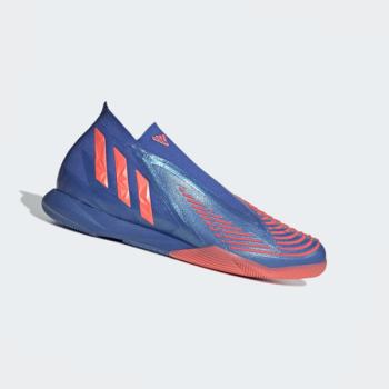 Botas De Futbol Adidas Predator Edge.1 Indoor Mujer Chile Azules - FXOGQH730